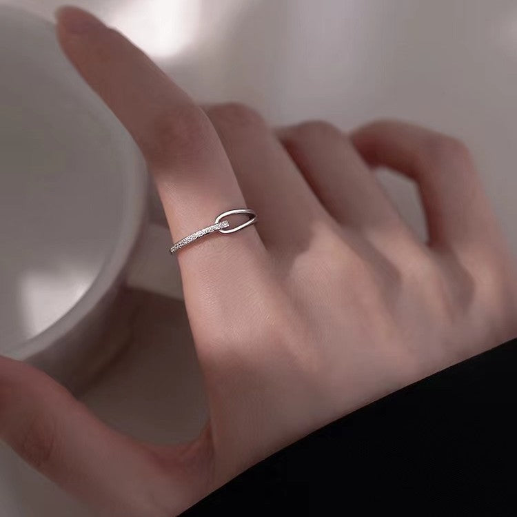 Silber Rupert's Tränen Ring