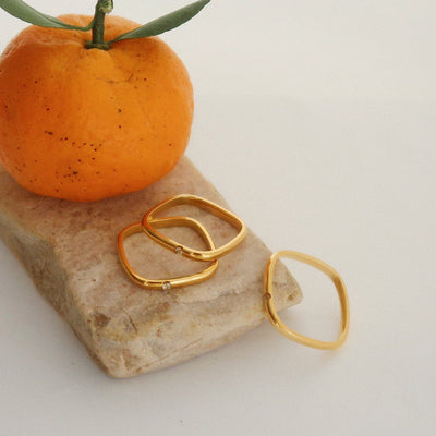 Quadratischer dünner Ring