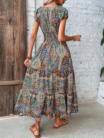 Nette – Stilvolles Boho-Maxikleid