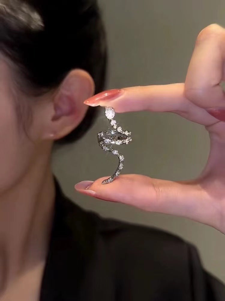 Schlangenzirkonia Ohrringe