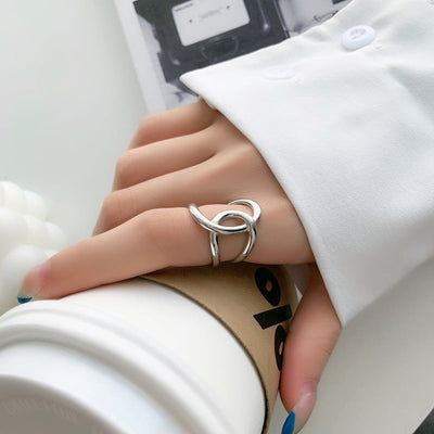 Double C Lnotted Line Verstellbarer Ring