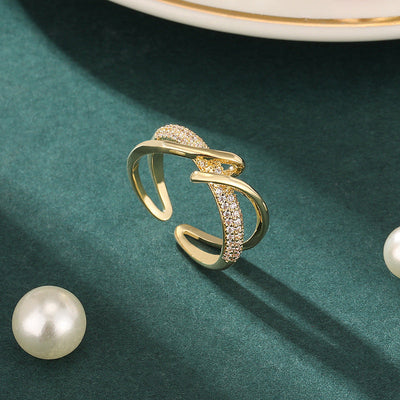 Personalisierter geometrischer verstellbarer Ring