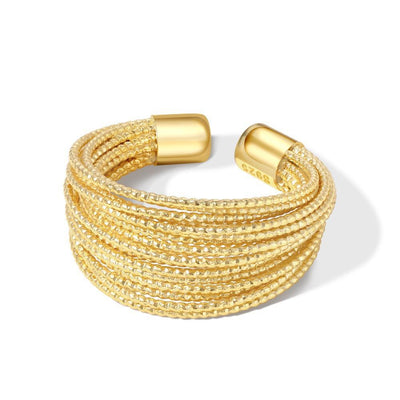 Verstellbarer mehrlagiger Drahtring