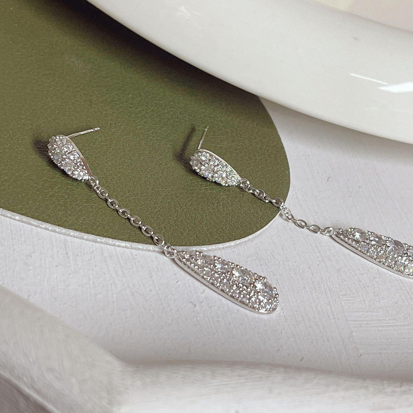 Wassertropfen-Ohrringe