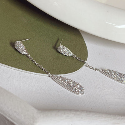 Wassertropfen-Ohrringe