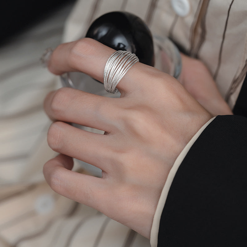 Verstellbarer mehrlagiger Drahtring