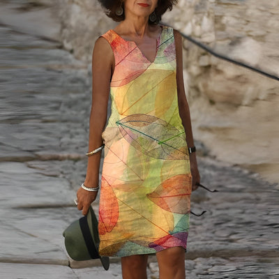 Sharron - Modisches bedrucktes Kleid für Damen