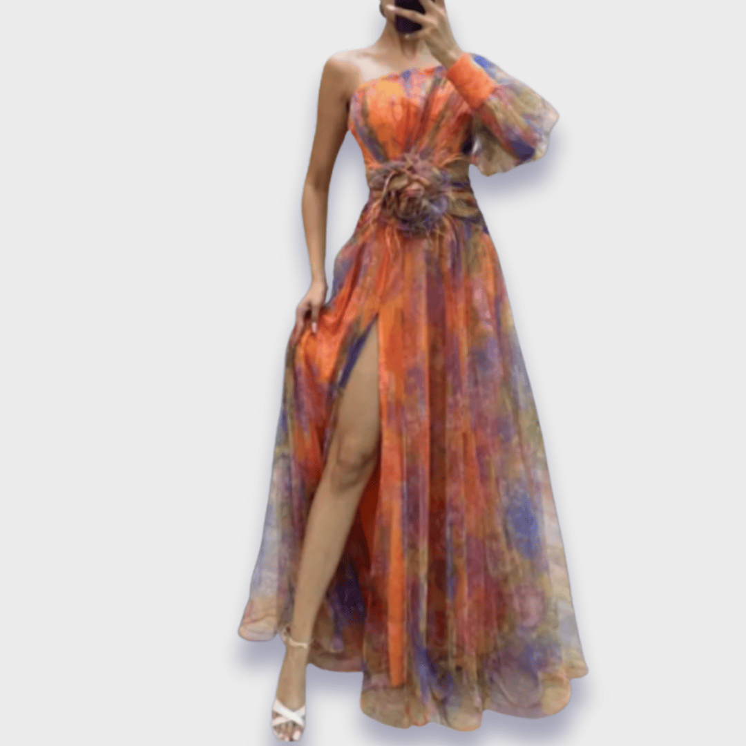 Elegantes Handgefertigtes Damenkleid Für Festliche Anlässe – Bequem Und Stilvoll