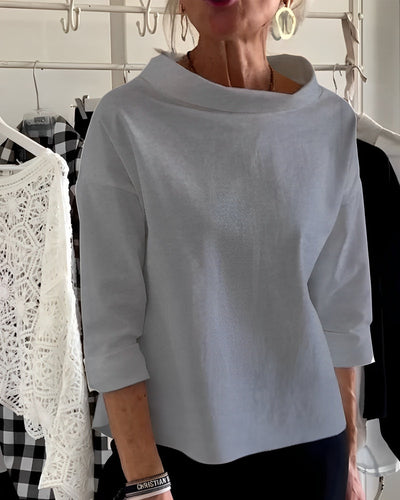 Orinda - Elegantes Damen-Top mit halbem Rollkragen