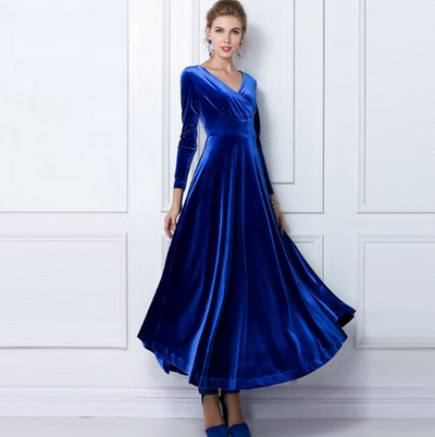 Edelmira | Glamouröses Damenkleid mit Verdicktem V-Ausschnitt für Festliche Anlässe