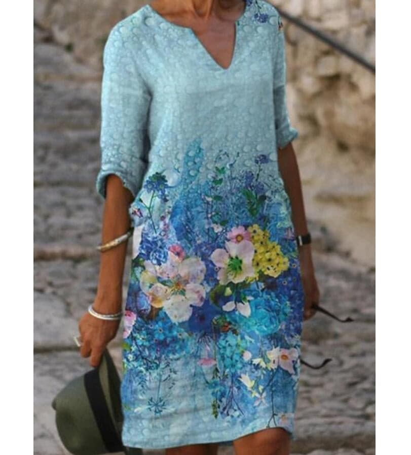 Eldavine – Stilvolles Kleid mit Print