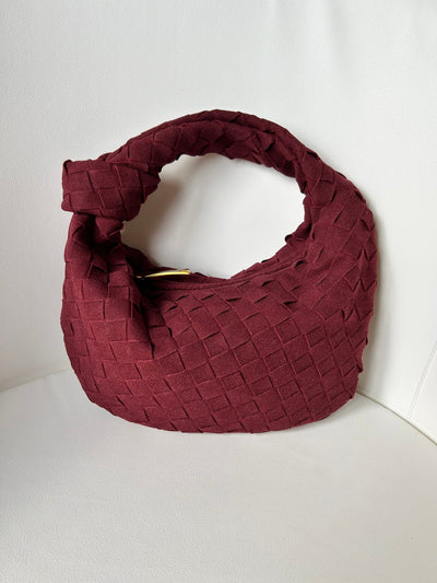 Renee Mini Tasche Aus Weichem Geflochtenem Vegan Wildleder – Eleganter Stadtbegleiter