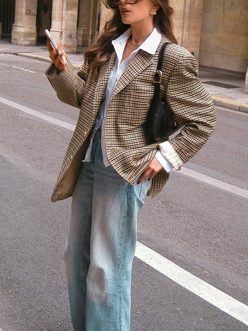 Casandra | Karierter Blazer für Damen