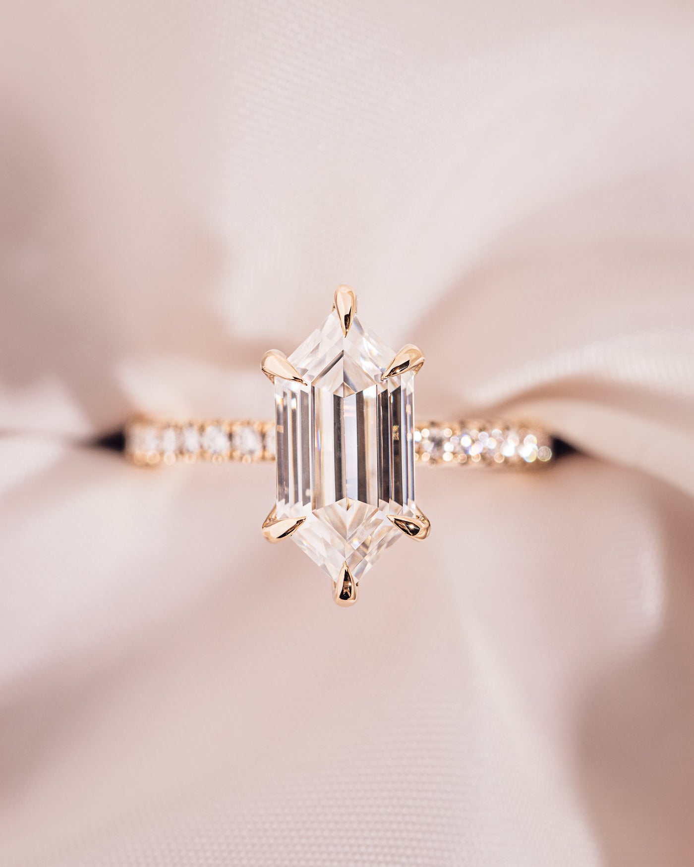 Jody - Längliches Sechseck | Gold