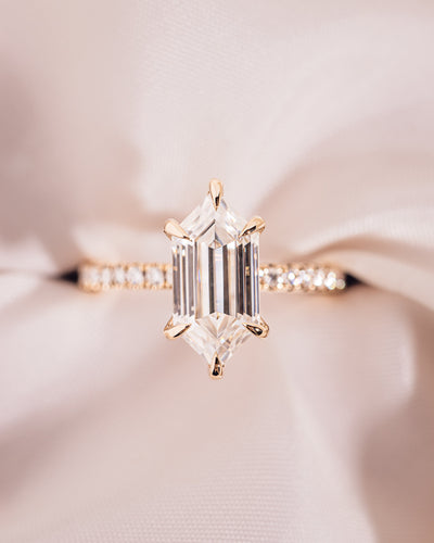 Jody - Längliches Sechseck | Gold