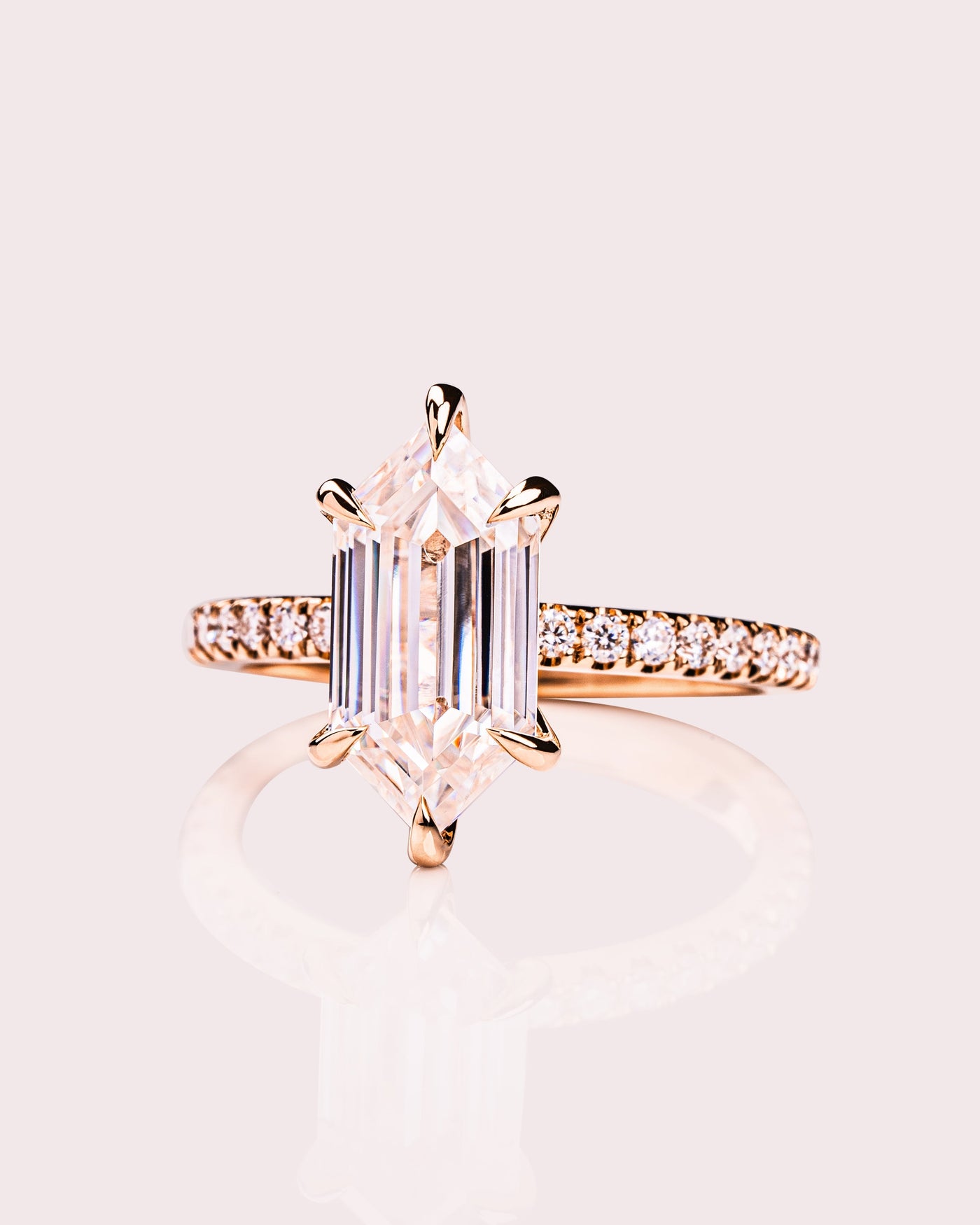 Jody - Längliches Sechseck | Gold