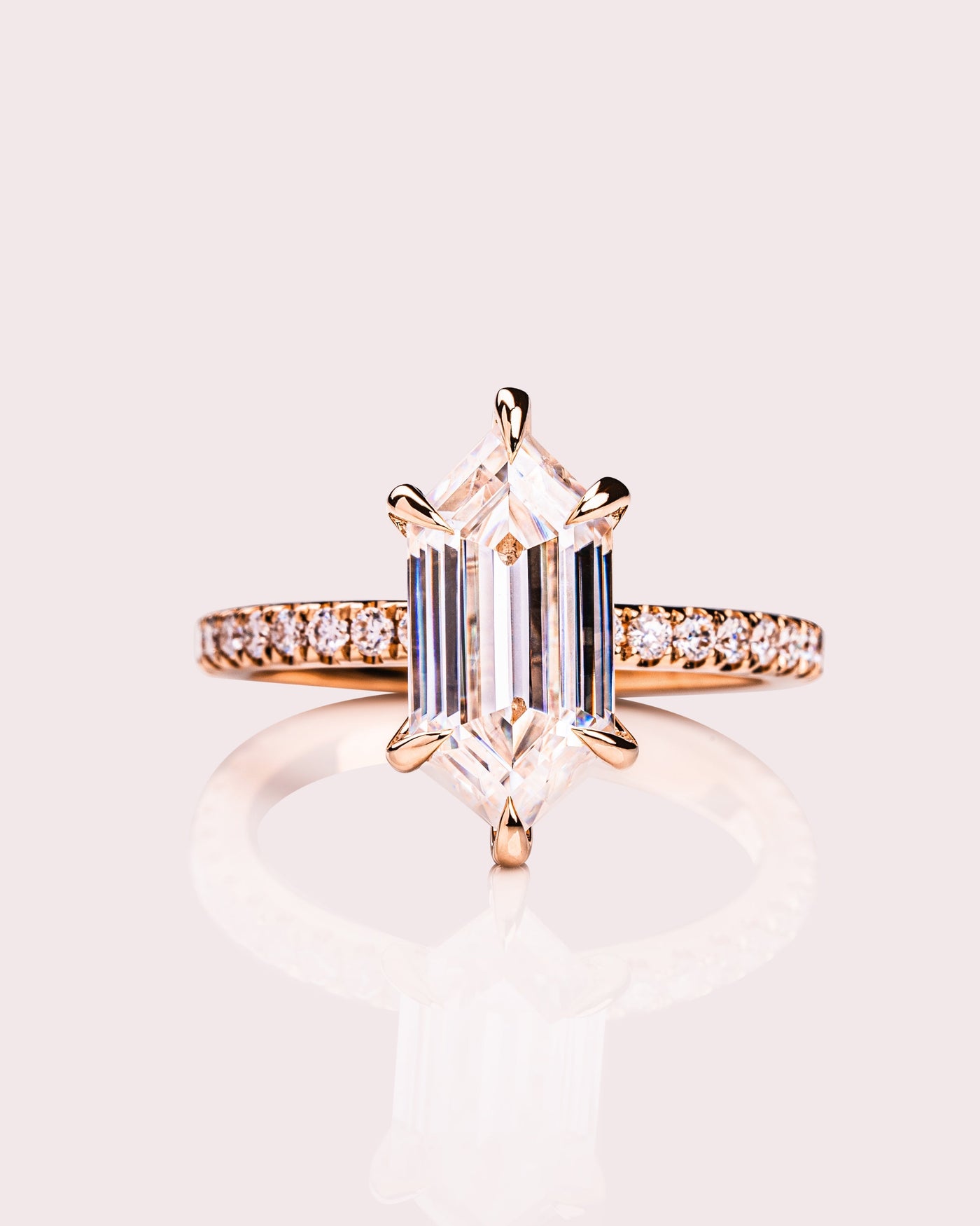 Jody - Längliches Sechseck | Gold