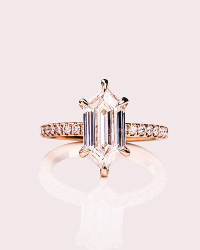 Jody - Längliches Sechseck | Gold