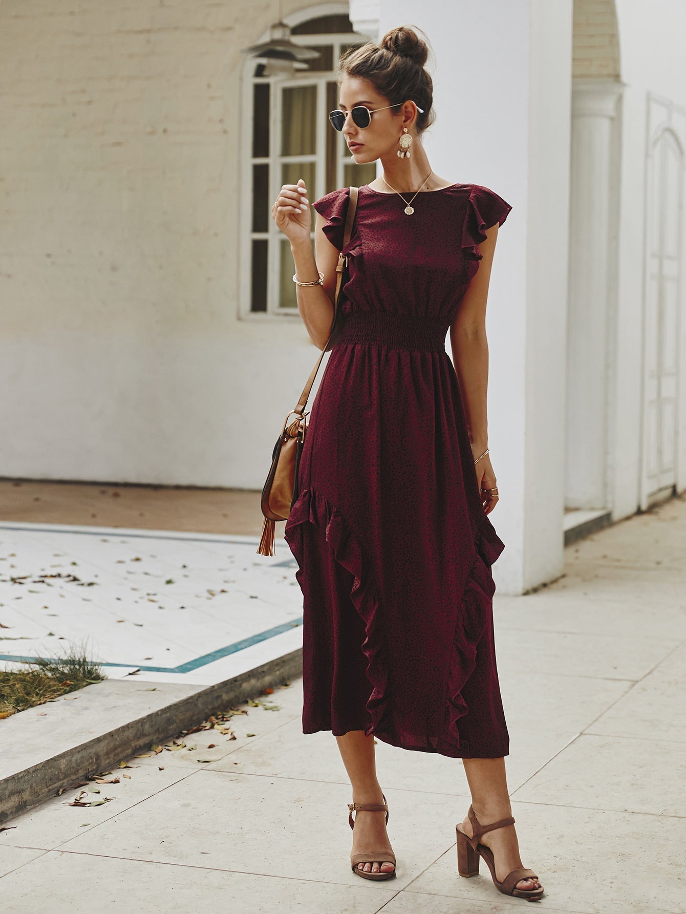 Camila - Midikleid mit Rüschen