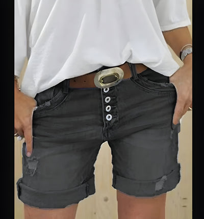 Mareeba | Ripped Denim Shorts für Frauen