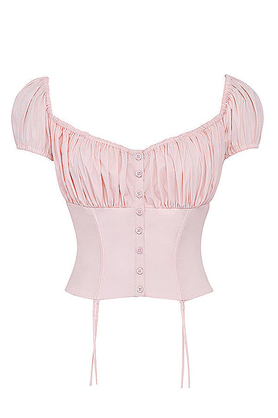 Babyrosa Rüschentop