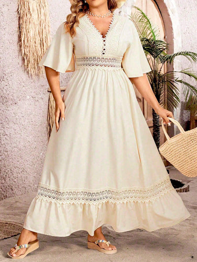 Ruth | A-Linie plus Größe Kleid für Damen