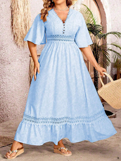 Ruth | A-Linie plus Größe Kleid für Damen