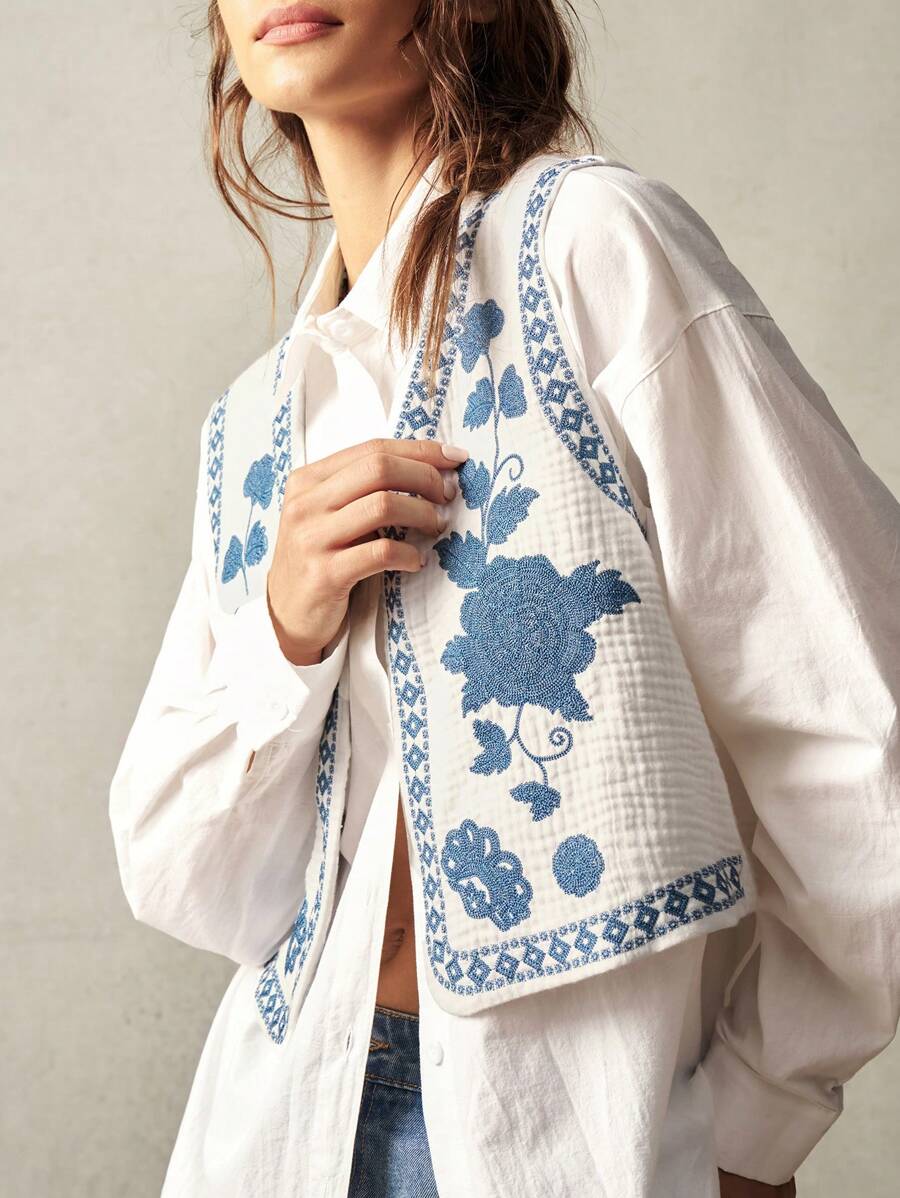 Belen | Bestickte Boho-Weste