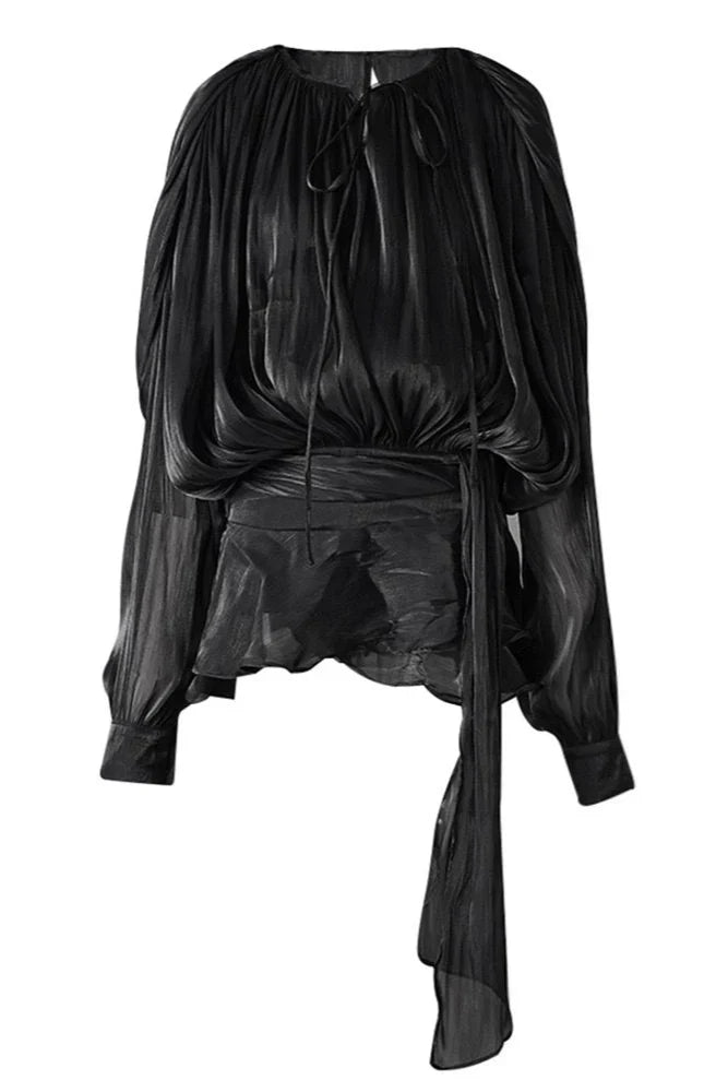 Rosella - Plissiertes Minikleid mit Rüschen