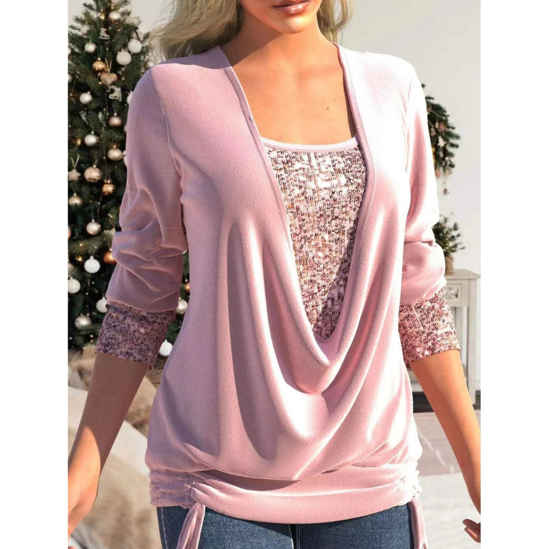 Marlee - Elegantes Pailletten-Oberteil für Damen