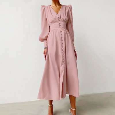 Macie - Elegantes langes Damenkleid