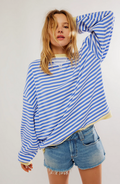 DORI | GESTREIFTER PULLOVER