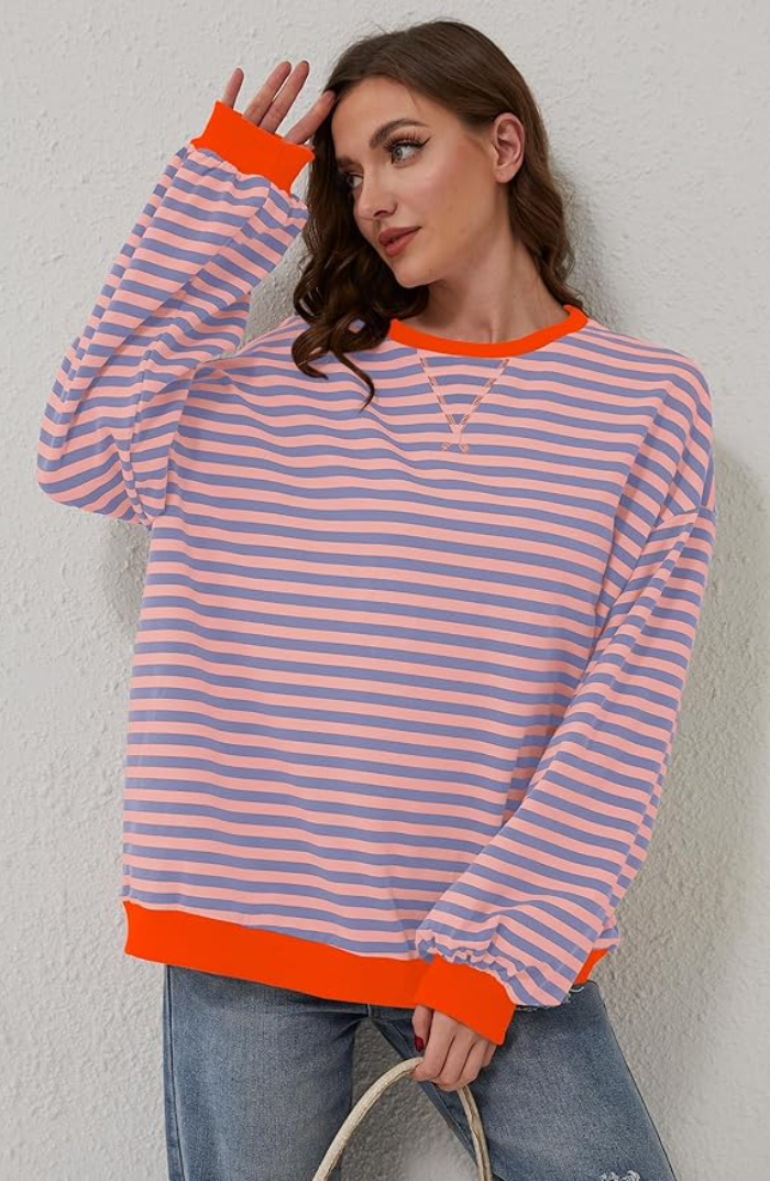DORI | GESTREIFTER PULLOVER