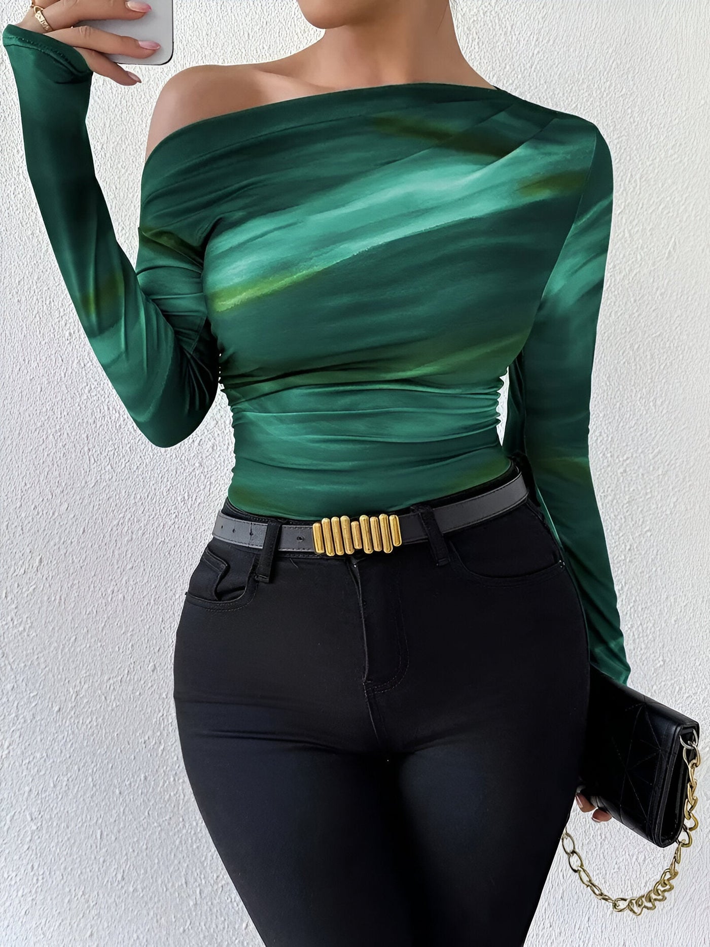 Filomena | Elegantes Casual Langarm-T-Shirt