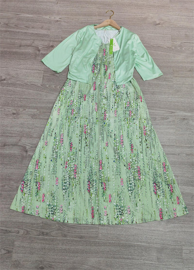 Almuth - Zweiteiliges Midikleid mit Blumendruck