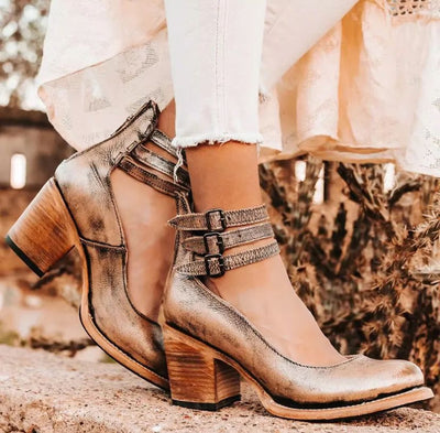 Wooden Walk - Edle High Heels