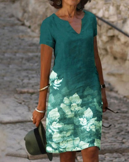 Elena - Kleid mit Blumenmuster