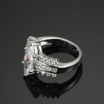 Odette Mercer Ring | Weißgold