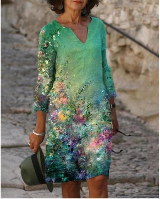 Eldavine – Stilvolles Kleid mit Print