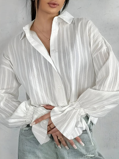 Eulalia  | Elegantes Hemd mit besticktem Kragen