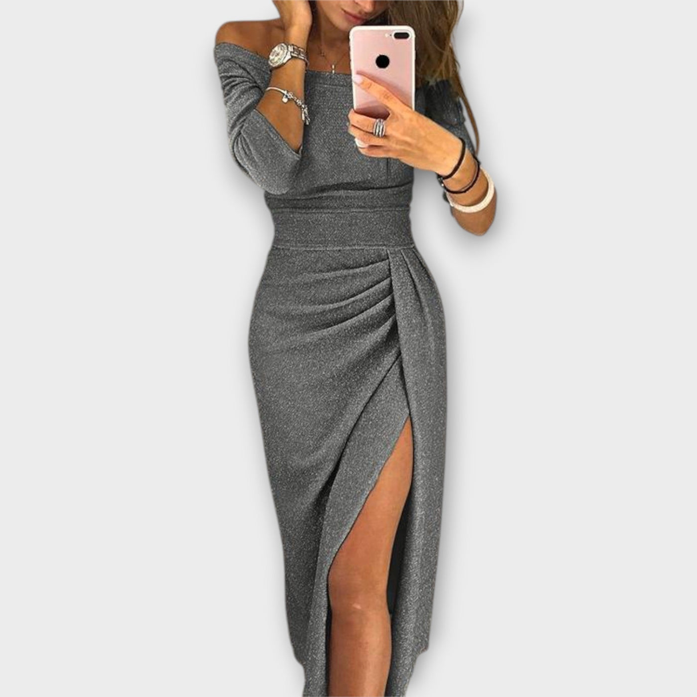 Lilly Damenkleid Aus Premiumstoff – Stilvoller Schnitt Für Jedes Event, Größen S-XL