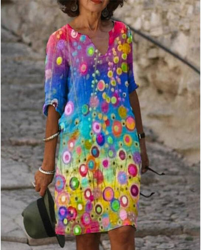 Eldavine – Stilvolles Kleid mit Print