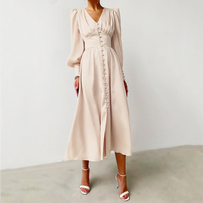 Macie - Elegantes langes Damenkleid