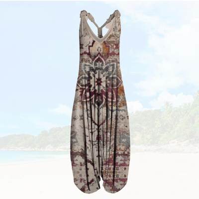 Zevaris – Overall mit weitem Bein im Boho-Stil