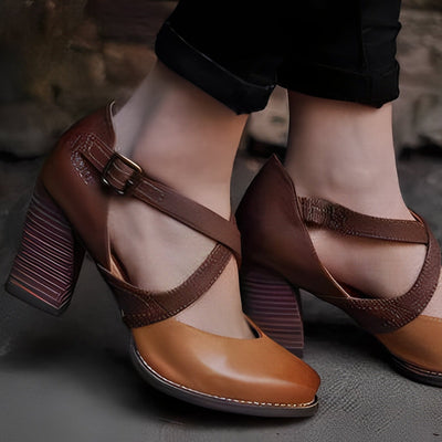 Georgina - Elegante und dicke Damenschuhe