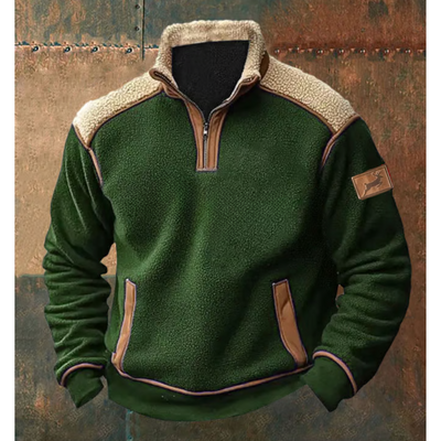 Marco | Fleece Pullover mit Reißverschluss