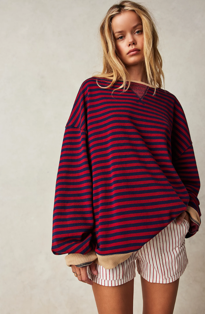 DORI | GESTREIFTER PULLOVER
