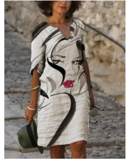 Eldavine – Stilvolles Kleid mit Print