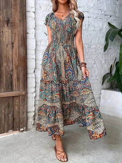 Nette – Stilvolles Boho-Maxikleid