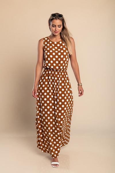 Lola - Polka Dot Maxi Dress